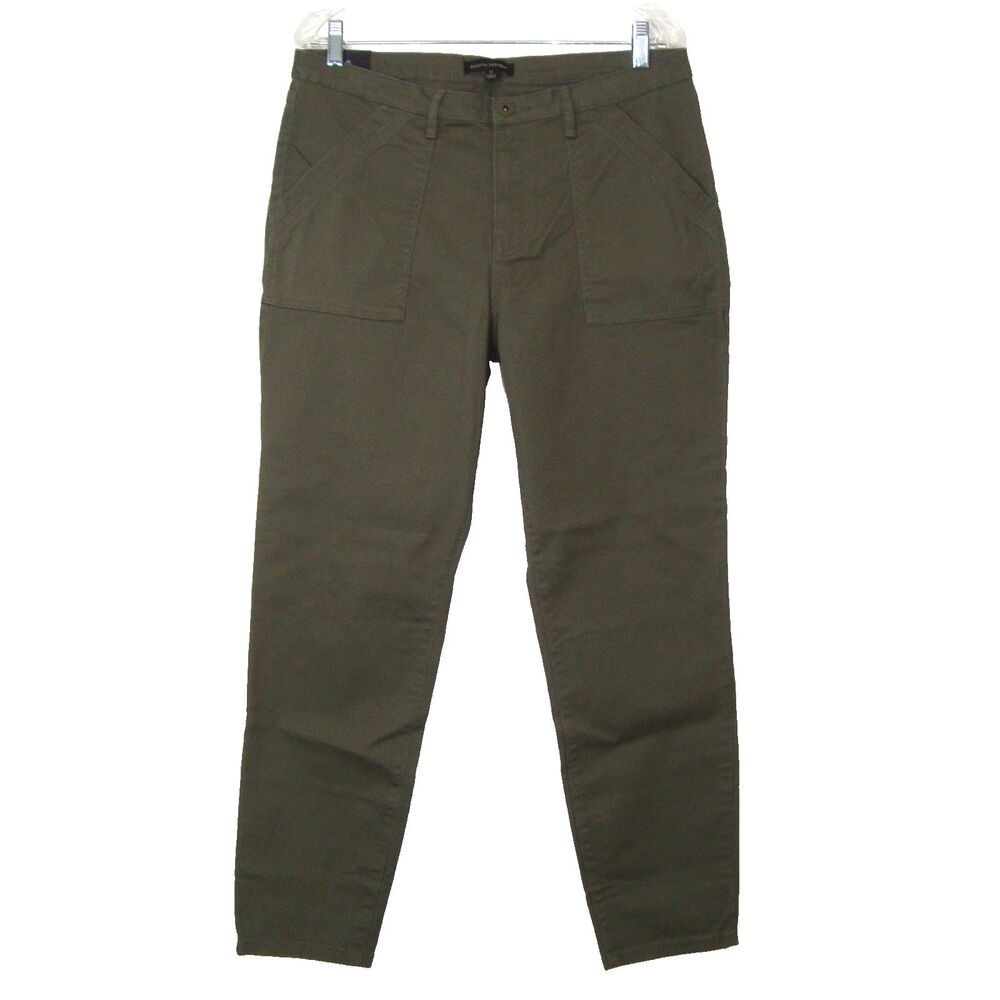 NEW! Banana Republic Women's High Rise Twill Pant Green